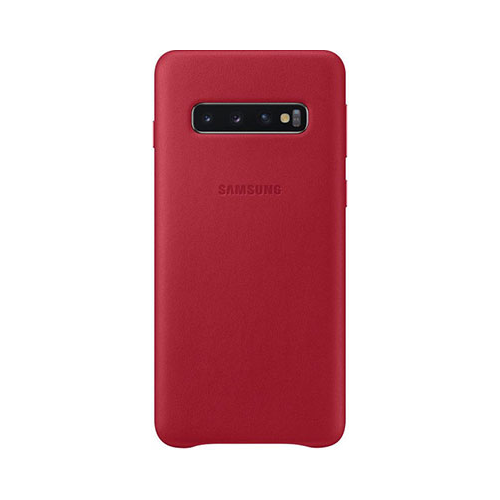 Чехол (клип-кейс) Samsung S 10 (G 973) LeatherCover red EF-VG 973 LREGRU