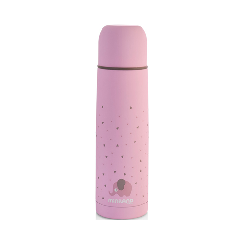 Детский термос для жидкостей Miniland Silky Thermos 500 мл розовый 89219