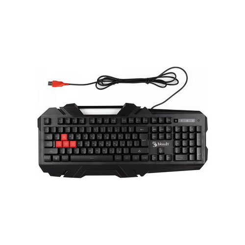 Клавиатура игровая проводная A4Tech Bloody B3590R черный/серый
