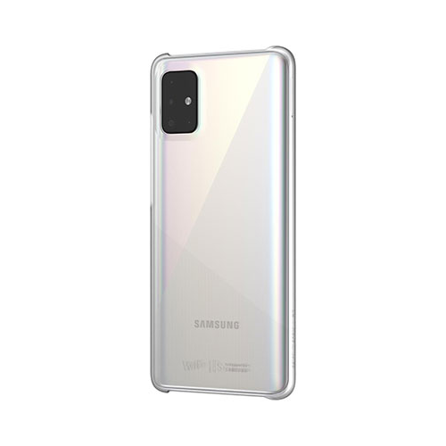 Чехол (клип-кейс) Samsung Galaxy A51 WITS Premium Hard Case прозрачный (GP-FPA515WSATR)