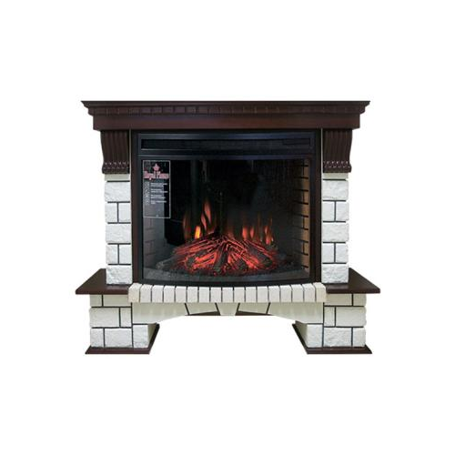 Каминокомплект Royal Flame Pierre Luxe с очагом Dioramic 33 темный дуб (64906111)