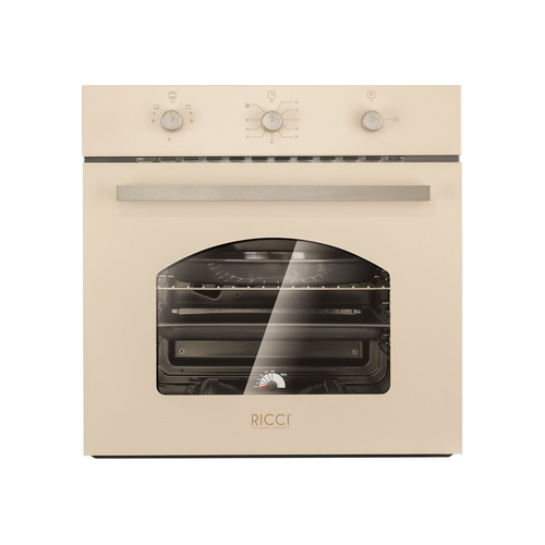 Встраиваемый газовый духовой шкаф Ricci RGO-611 BG