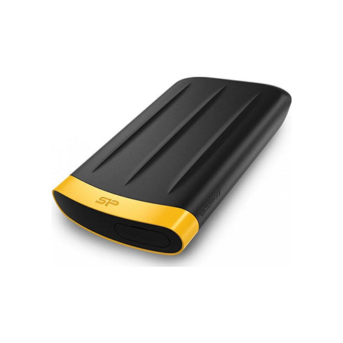 Внешний жесткий диск (HDD) Silicon Power HDD 2.5'' 1.0Tb Armor A65 (SP010TBPHDA65S3K) черно-желтый (USB3.1)