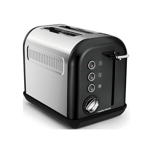 Тостер Morphy Richards Accents Toaster Black SS 2 Slice 222013EE