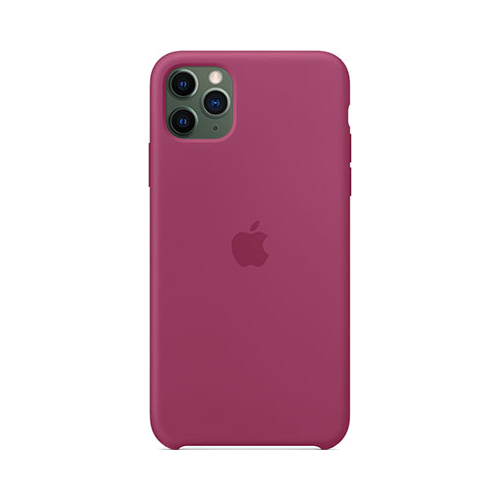 Чехол (клип-кейс) Apple для iPhone 11 Pro Max Silicone Case - Pomegranate MXM82ZM/A