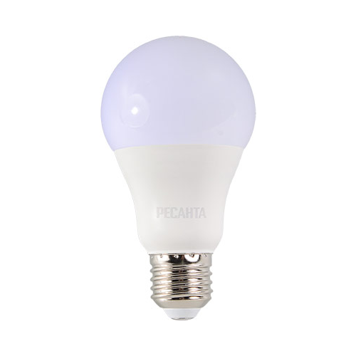 Лампа Ресанта LL-R-A65-15W-230-4K-E27 (груша 15Вт нейтр. Е27) белый