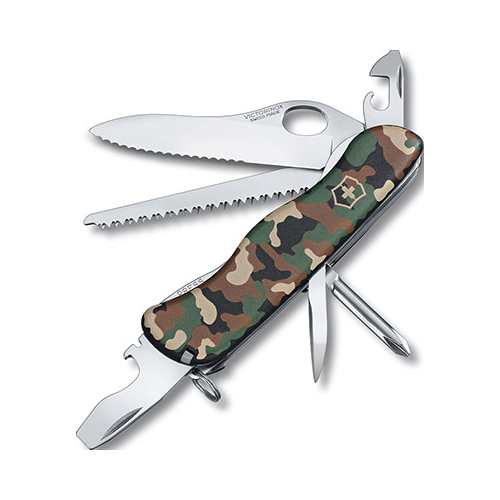 Нож перочинный Victorinox Trailmaster One Hand 111 мм 12 функций с фиксатором лезвия камуфляж