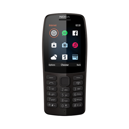 Мобильный телефон Nokia 210 DS (TA-1139) Black/черный