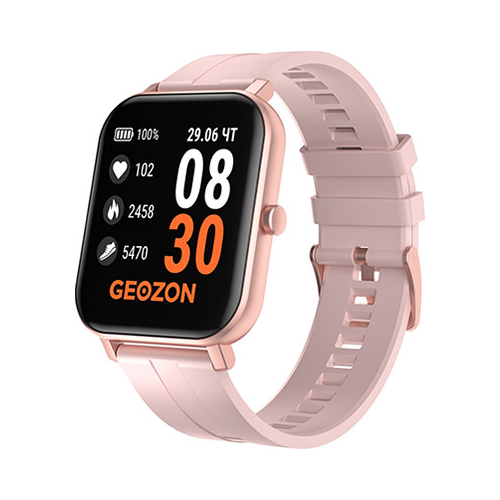 Умные часы Geozon Runner pink (pink strap)
