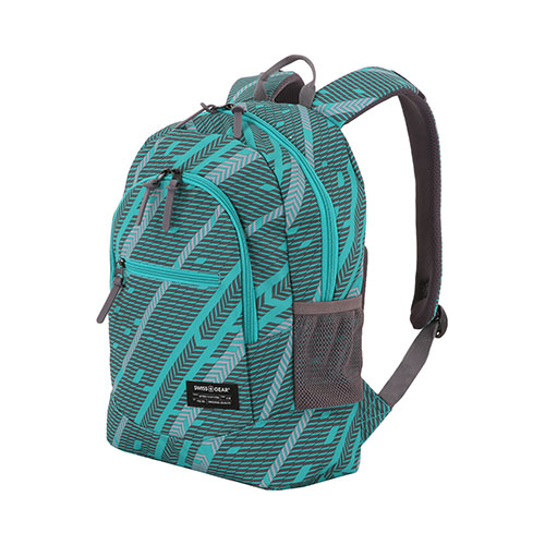 Рюкзак Swissgear голубой/серый полиэстер 600D 32х16х43 см 22 л 2821630406