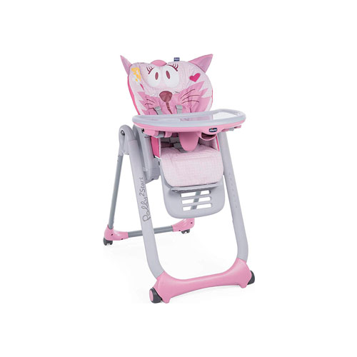Стульчик для кормления Chicco Polly 2Start {Miss Pink} 05079205810000