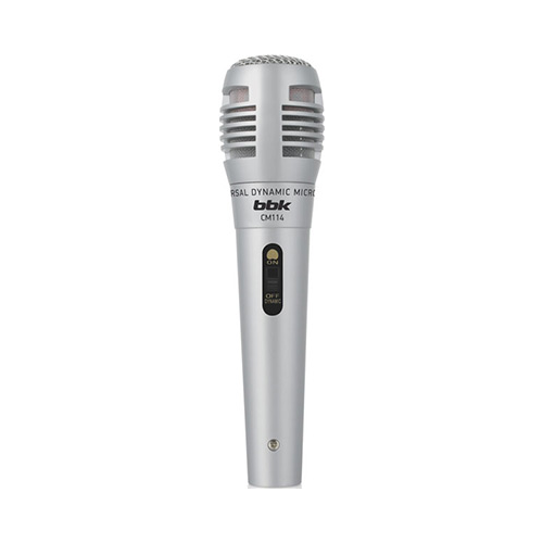 Микрофон BBK CM114 серебро
