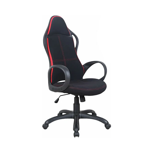 Кресло Brabix PREMIUM ''Force EX-516'' ткань черное/вставки красные 531571
