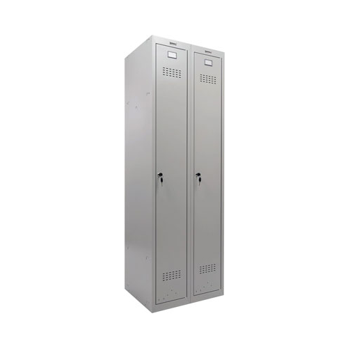 Шкаф металлический для одежды Brabix LK 21-60 2 секции (в1830*ш600*г500мм 32кг) 291126