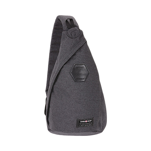 Рюкзак на одно плечо Swissgear cерый ткань Grey Heather/ полиэстер 600D PU 25х15х45 см 7 л SA2607424550