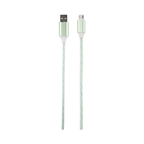 Кабель Red Line LED USB-micro USB зеленый
