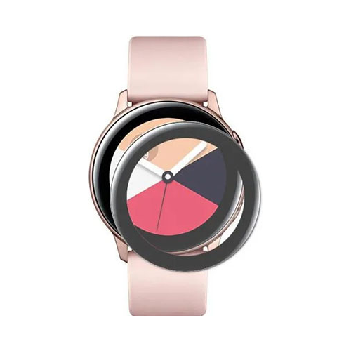 Защитное стекло Red Line PMMA для Samsung Galaxy Watch Active (3D) черный