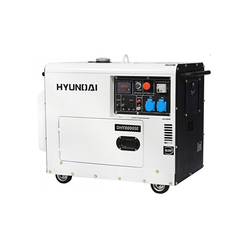 Электрический генератор и электростанция Hyundai DHY 8000SE