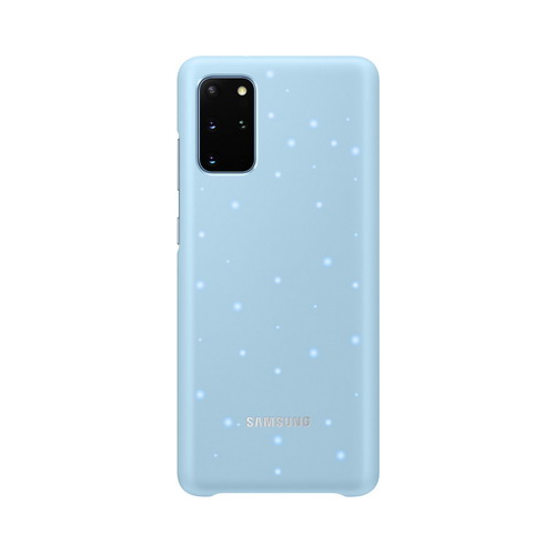 Чехол (клип-кейс) Samsung S20plus (G985) LED-Cover l.blue EF-KG985CLEGRU