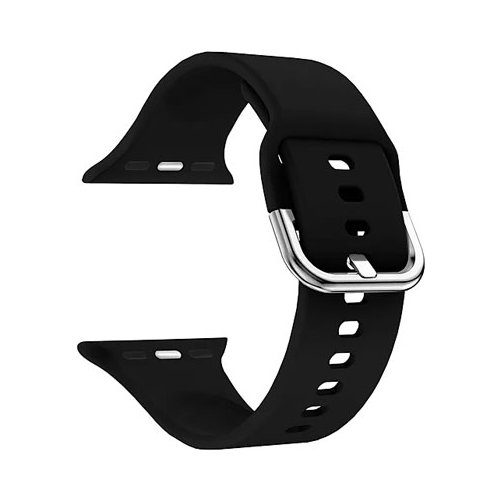 Силиконовый ремешок Lyambda для Apple Watch 42/44 mm AVIOR DSJ-17-44-BK Black