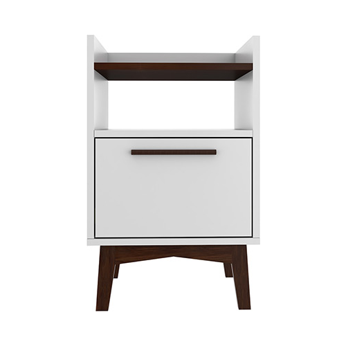 Тумба Manhattan BROOKDALE белый / орех. BPI103-209 610 х 380 х 330