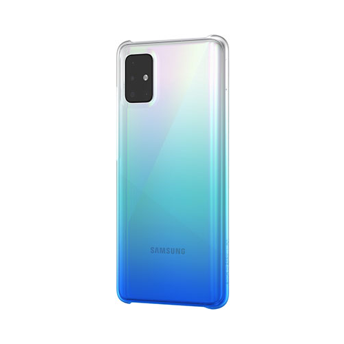 Чехол (клип-кейс) Samsung Galaxy A51 WITS Gradation Hard Case синий (GP-FPA515WSBLR)