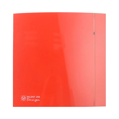 Вытяжной вентилятор Soler & Palau SILENT-200 CZ RED DESIGN-4C (красный) 03-0103-146