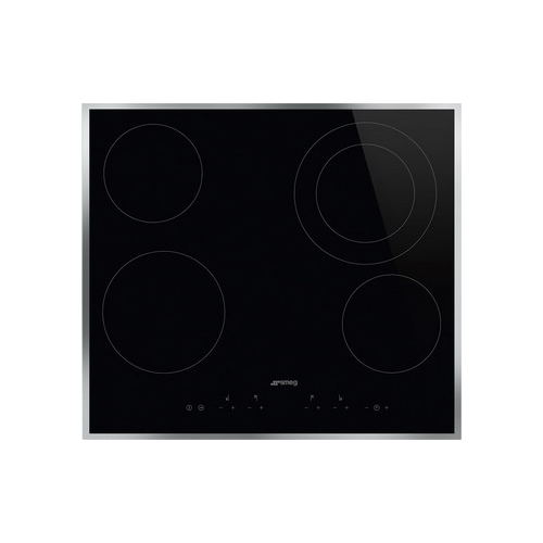 Встраиваемая электрическая варочная панель Smeg SE 364 ETFX