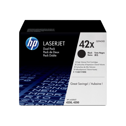 Набор картриджей HP Q 5942 XD Черный