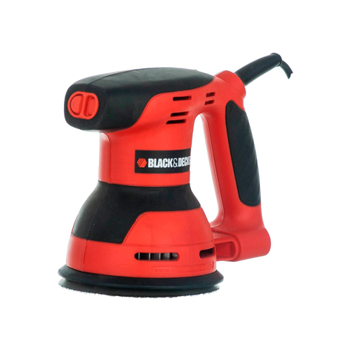 Эксцентриковая шлифовальная машина Black&Decker KA198 черно-оранжевый