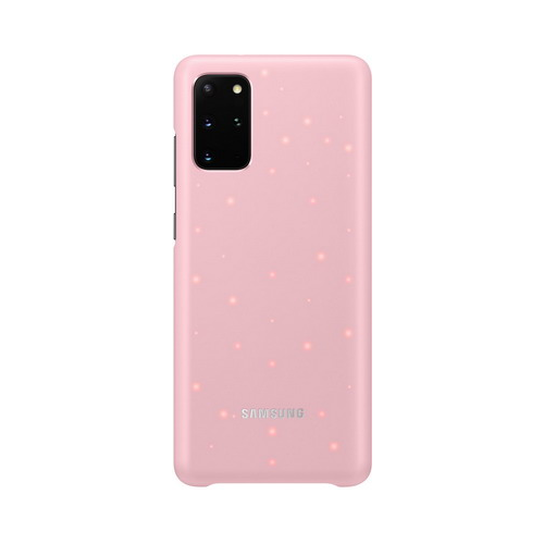 Чехол (клип-кейс) Samsung S20plus (G985) LED-Cover pink EF-KG985CPEGRU