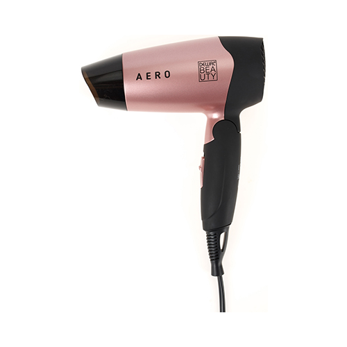 Фен Dewal Beauty Aero Rose дорожный чёрно-розовый