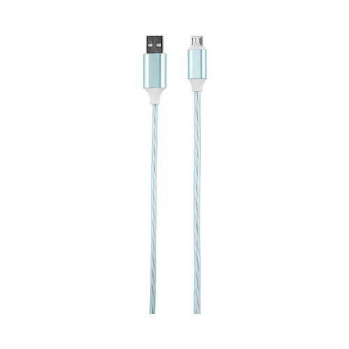 Кабель Red Line LED USB-micro USB синий
