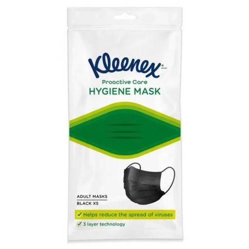 Гигиенические маски Kleenex для взрослых , 5шт