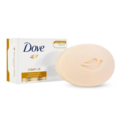 Крем-мыло Dove "Питательный уход" с драгоценными маслами, бессульфатное, 100гр
