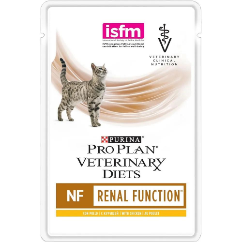 Влажный корм Purina Pro Plan Veterinary Diets NF для кошек, при патологии почек, с курицей, 85гр