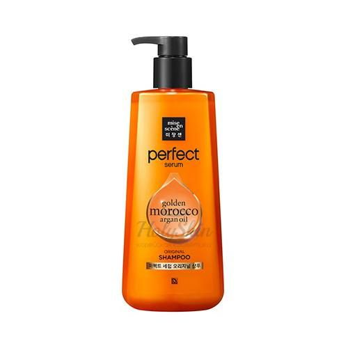 Питательный шампунь для поврежденных волос Mise En Scene Perfect Serum Original Shampoo 680ml
