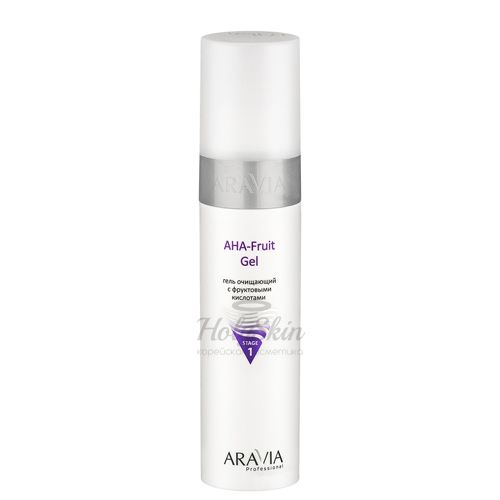 Пенящийся гель для очищения с фруктовыми кислотами Aravia Professional AHA - Fruit Gel