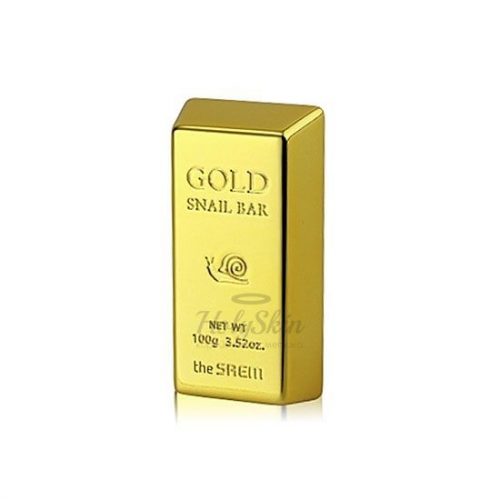 очищающее мыло The Saem Snail 100 Gold Snail Bar