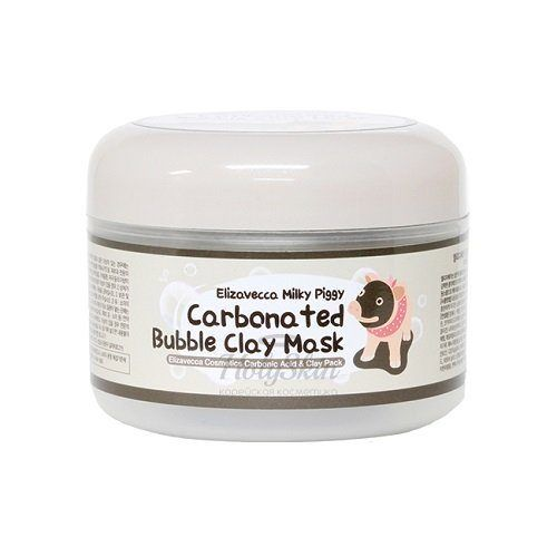 Глиняно-пузырьковая маска для лица Elizavecca Milky Piggy Carbonated Bubble Clay Pack