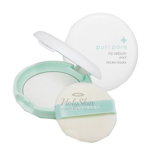 Прозрачная выравнивающая пудра Holika Holika Puri Pore No Sebum Pact