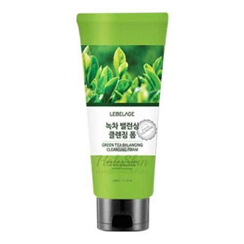 Балансирующая пенка для умывания Lebelage Green Tea Balancing Cleansing Foam