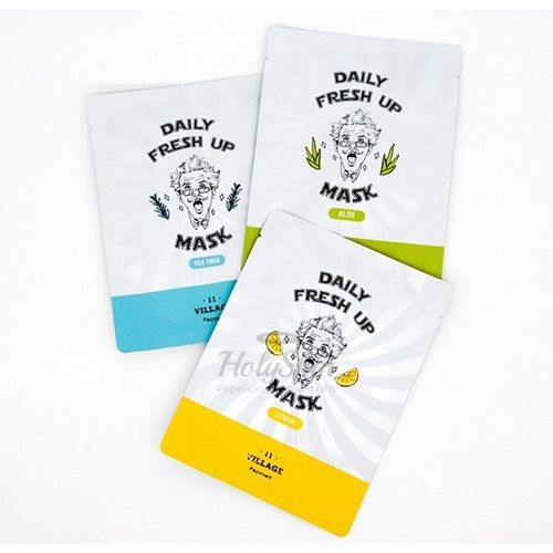 Серия тканевых масок для лица Village 11 Factory Daily Fresh Up Mask