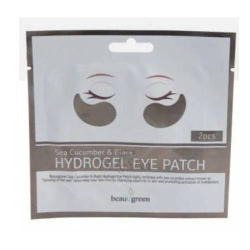 Гидрогелевые патчи для глаз с огурцом BeauuGreen Sea Cucumber and Black Hydro-Gel Patch 2 pcs