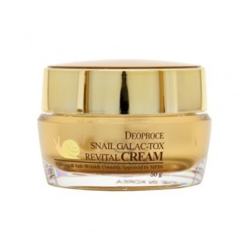 Крем для лица с улиточным муцином Deoproce Snail Galac-Tox Revital Cream