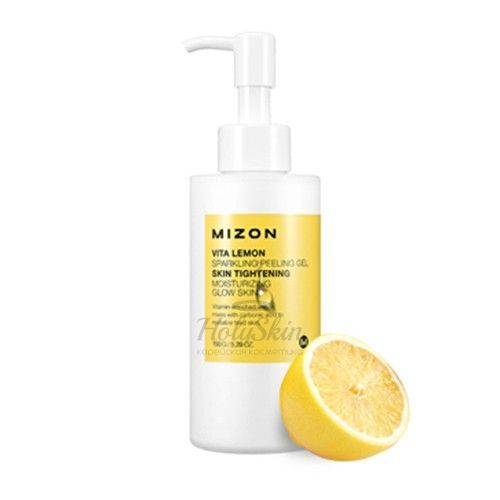 витаминный пилинг-скатка Mizon Vita Lemon Sparkling Peeling Gel