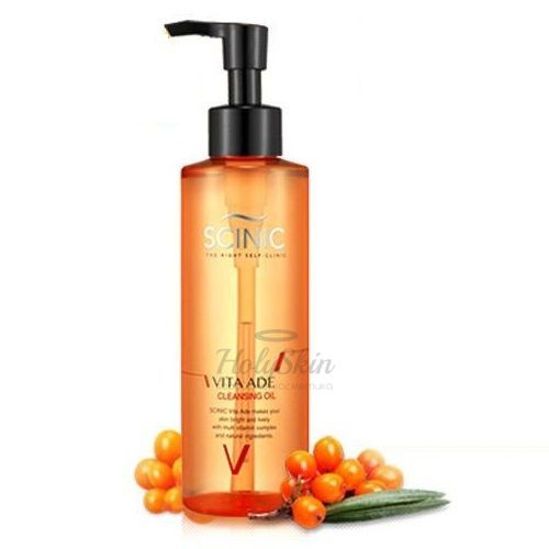 Гидрофильное масло с персиком Scinic Vita Ade Cleansing Oil