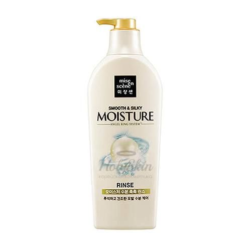 Кондиционер для блеска волос с гиалуроновой кислотой Mise En Scene Pearl Smooth and Silky Moisture Rinse