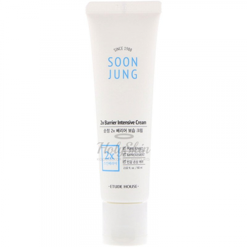 Интенсивный крем для восстановления защитного барьера кожи Etude House Soon Jung 2x Barrier Intensive Cream