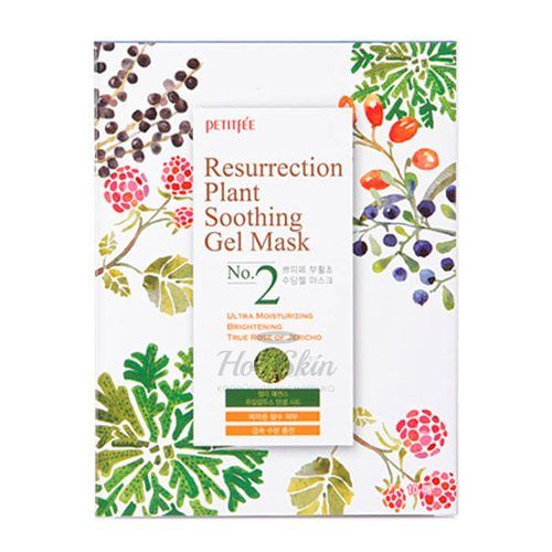 Восстанавливающая тканевая маска для лица Petitfee Resurrection Plant Soothing Gel Mask